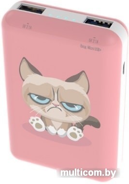 Портативное зарядное устройство Ritmix RPB-10007 (сердитый кот)