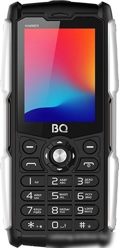 Кнопочный телефон BQ BQ-2449 Hammer (черный)