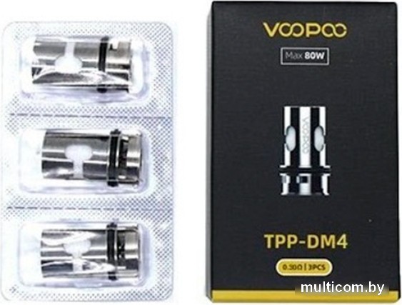 Набор испарителей VooPoo TPP DM4 (0.3 Ом, 3шт)