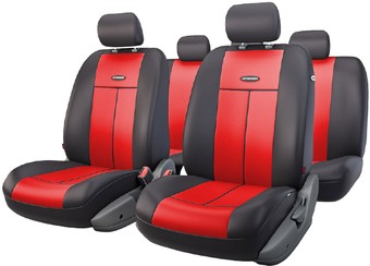 Комплект чехлов для сидений Autoprofi TT-902P (черный/красный)