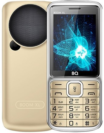 Кнопочный телефон BQ BQ-2810 Boom XL (золотистый)
