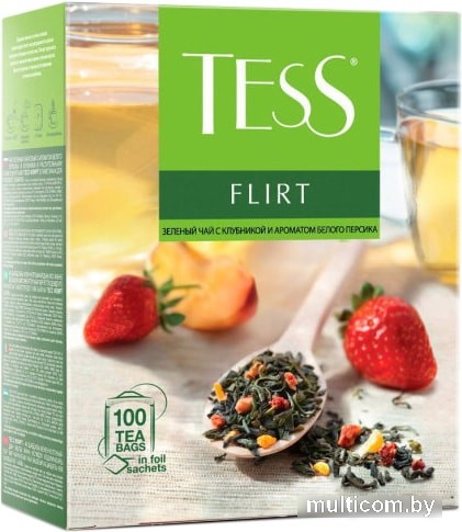 Зеленый чай Tess Flirt 100 шт