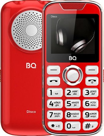 Кнопочный телефон BQ BQ-2005 Disco (красный)