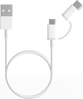 Кабель Xiaomi micro USB, USB Type-C - USB 1 м