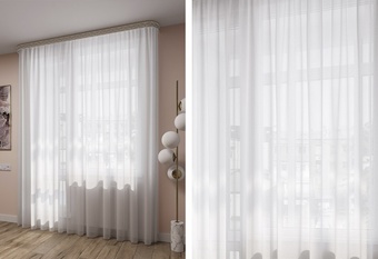 Тюль Legrand Вуаль шелк 3x2.6 м (белый)