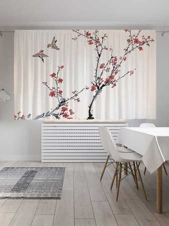 Комплект штор JoyArty Жажда цветения Oxford DeLux 1.45x1.8 м (2 шт)