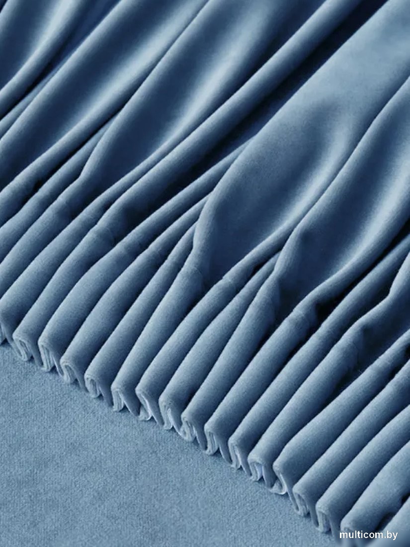 Комплект штор Soft Lines Бархат 9137-А27 (150x250, голубой)