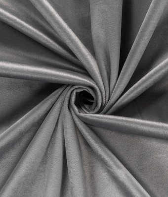 Штора Legrand Велюр 2x2.8 58118337 (стальной)