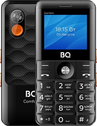 Кнопочный телефон BQ BQ-2006 Comfort (черный)