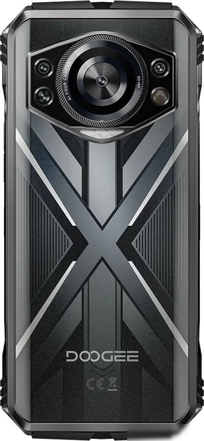 Телефон Doogee S Cyber Pro 12GB/512GB (черный/серебристый)