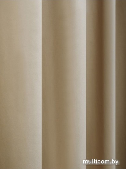 Штора Soft Lines Бархат 9138-E4 1.5x2.5 м (молочный, 2 шт)