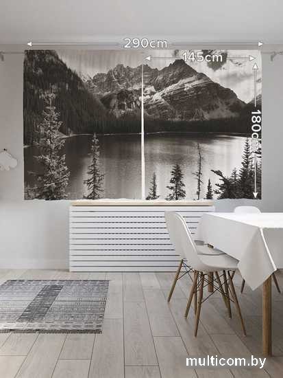 Комплект штор JoyArty Горный полет 1.45x1.8 м (2 шт)