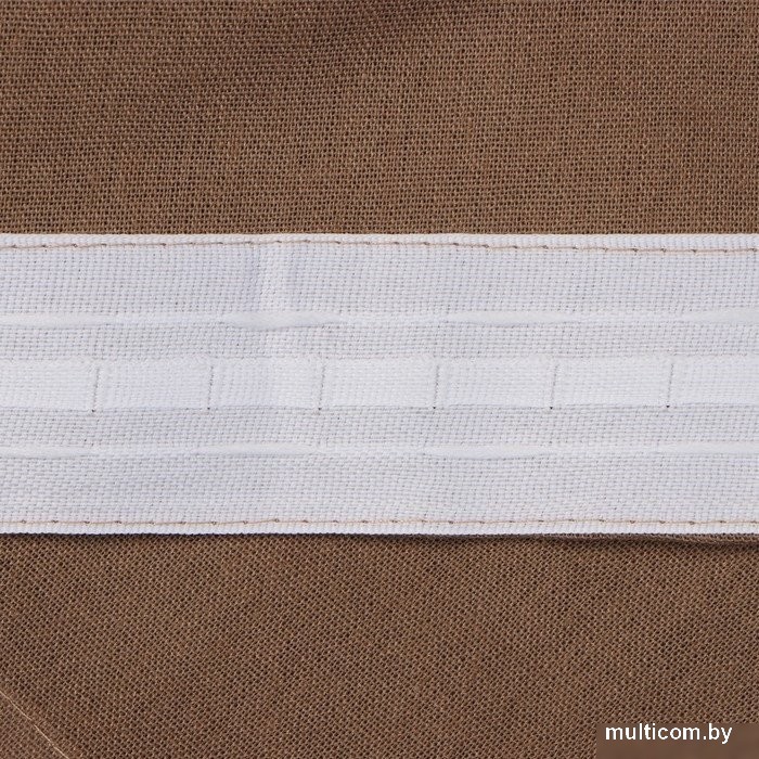 Комплект штор Этель ECO 9631119 (130x180, 2шт, оливковый)