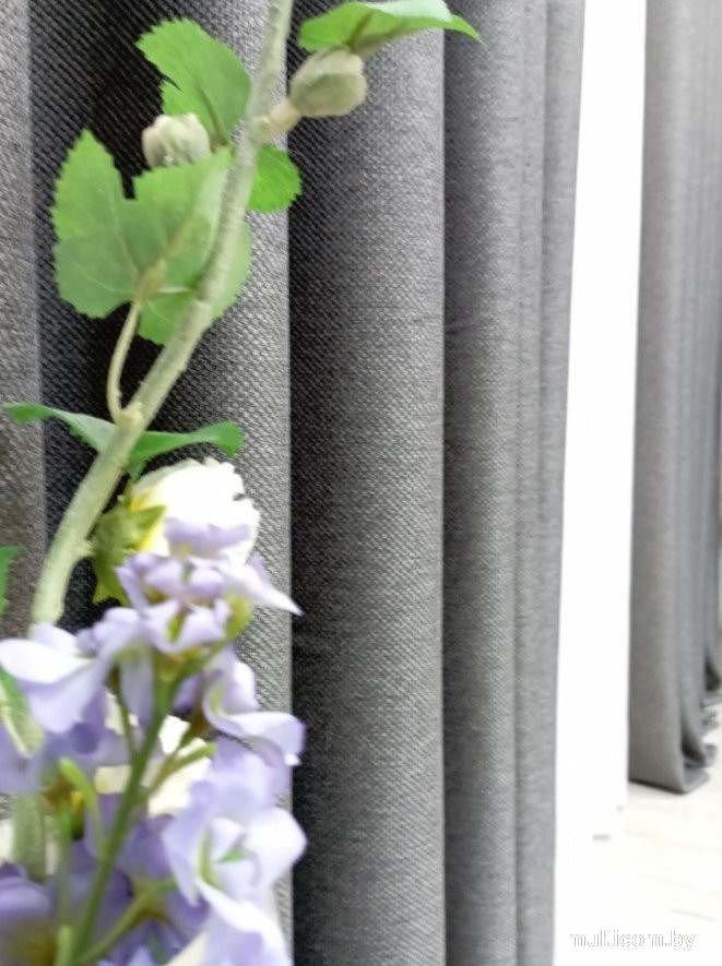 Комплект штор Модный текстиль 03L 112MT391019 (260x150, 2шт, темно-серый)