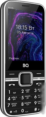 Кнопочный телефон BQ BQ-2800L Art 4G (черный)