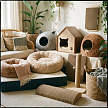 Лежанки, домики, когтеточки для кошек и собак