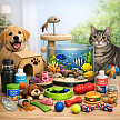 Игрушки для кошек и собак